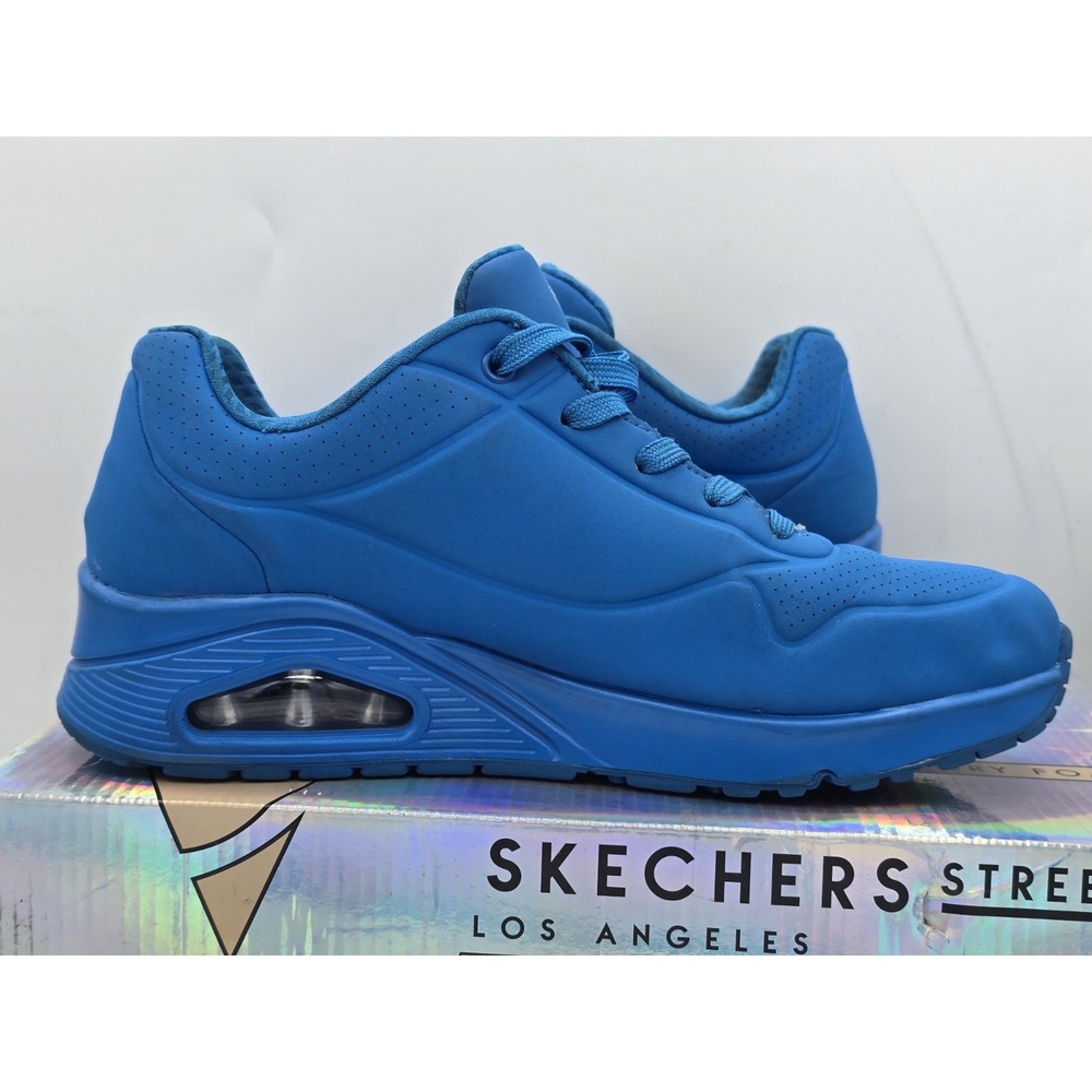 Skechers Women's Athletic Shoes in Bright Blue - Picture 7 of 13